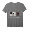 Still im Speicher – Retro Gameboy, Grammophon & Walkman T-Shirt für Nostalgie-Fans