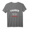 Ich bin der Fahrer - Lustiges Party Geschenk Outfit Kostüm T-Shirt für Fasching, Karneval & Gruppenfeiern