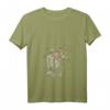 Damen Blumen Schmetterlinge Radfahrerin Geschenk Fahrrad T-Shirt mit V-Ausschnitt – Perfekt für Radfahrerinnen zu Weihnachten und Geburtstag