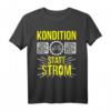 Kondition statt Strom T-Shirt – Für Radfahrer, die auf Muskelkraft setzen und stolz auf ihre eigene Kondition sind