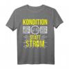 Kondition statt Strom T-Shirt – Für Radfahrer, die auf Muskelkraft setzen und stolz auf ihre eigene Kondition sind