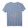 Damen Blumen Fahrrad T-Shirt mit V-Ausschnitt – Vintage Fahrrad Motiv, perfektes Geschenk für Radfahrerinnen zu Weihnachten, Geburtstag oder als Biker Outfit