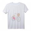 Damen Blumen Fahrrad T-Shirt mit V-Ausschnitt – Vintage Fahrrad Motiv, perfektes Geschenk für Radfahrerinnen zu Weihnachten, Geburtstag oder als Biker Outfit