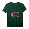Damen Brains New Tits Feminist Feminismus Gender Equality Activist T-Shirt mit V-Ausschnitt – Perfektes Geschenk für Feminismus- und Gleichberechtigungs-Unterstützer