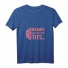 Damen Brains New Tits Feminist Feminismus Gender Equality Activist T-Shirt mit V-Ausschnitt – Perfektes Geschenk für Feminismus- und Gleichberechtigungs-Unterstützer