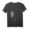 Damen Feminismus T-Shirt Girls Just Wanna Have Fundamental Rights mit V-Ausschnitt – Perfektes Geschenk für starke, selbstbewusste Frauen und Feministinnen
