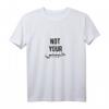 Feminismus T-Shirt - Girl Power! Not your habibi - Perfektes Geschenk für Feministinnen, Power-Frauen & Feministen zu Weihnachten oder Geburtstag