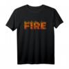 Feuer und Eis Halloween Kostüm für Paare - Lustiges, schlichtes T-Shirt mit Used-Look für Kostümpartys & Halloween