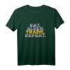 Eat Sleep Trade Repeat Lustiges T-Shirt für Finanzinvestoren, Daytrader & Börsenprofis – Perfekt als Geschenk für Trader und Finanzmanager
