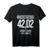 42,02 Jahre Jung Finanzen Kanzelei Steuerberater T-Shirt – Humorvolles Geschenk für junge Steuerprofis & Mitarbeiter in Kanzleien