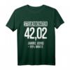 42,02 Jahre Jung Finanzen Kanzelei Steuerberater T-Shirt – Humorvolles Geschenk für junge Steuerprofis & Mitarbeiter in Kanzleien