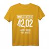 42,02 Jahre Jung Finanzen Kanzelei Steuerberater T-Shirt – Humorvolles Geschenk für junge Steuerprofis & Mitarbeiter in Kanzleien
