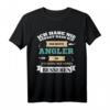 Bester Angler Fischer T-Shirt mit Spruch – Perfektes Geschenk für Hobby Petrijünger, Angler & Fischer zu Geburtstag, Weihnachten oder Angelurlaub