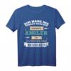 Bester Angler Fischer T-Shirt mit Spruch – Perfektes Geschenk für Hobby Petrijünger, Angler & Fischer zu Geburtstag, Weihnachten oder Angelurlaub