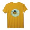 Niedlicher Goldfisch mit Haifischflossen Mode T-Shirt – Perfektes Geschenk für Fischliebhaber, Angler und Fischfans