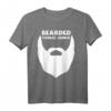 Herren Stylisches Beard T-Shirt für Fitness Junkie - Geschenk für Bartträger, Hipster und Sportler zu Weihnachten & Geburtstag