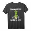 Der krasseste Lauch im Gym T-Shirt – Lustige Fitness Geschenkidee für Geburtstag, Vatertag, Muttertag, Ostern & Weihnachten