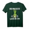 Der krasseste Lauch im Gym T-Shirt – Lustige Fitness Geschenkidee für Geburtstag, Vatertag, Muttertag, Ostern & Weihnachten