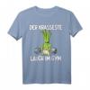 Der krasseste Lauch im Gym T-Shirt – Lustige Fitness Geschenkidee für Geburtstag, Vatertag, Muttertag, Ostern & Weihnachten