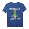 Der krasseste Lauch im Gym T-Shirt – Lustige Fitness Geschenkidee für Geburtstag, Vatertag, Muttertag, Ostern & Weihnachten