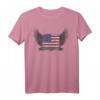 Amerikanische Flagge Flügel Schild USA T-Shirt - Vintage Style, Patriotische Kleidung für Fans und Reisen