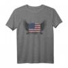 Amerikanische Flagge Flügel Schild USA T-Shirt - Vintage Style, Patriotische Kleidung für Fans und Reisen