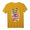 Patriotisches T-Shirt mit amerikanischer Flagge und Friedenszeichen – Perfekt für 4. Juli, Gedenktag & Veteranentag