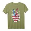 Patriotisches T-Shirt mit amerikanischer Flagge und Friedenszeichen – Perfekt für 4. Juli, Gedenktag & Veteranentag