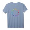 Europa Symbol Logo Sterne Kranz T-Shirt – Buntes EU Flaggen Design für Europa- und LGBTQ-Sympathisanten