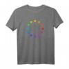 Europa Symbol Logo Sterne Kranz T-Shirt – Buntes EU Flaggen Design für Europa- und LGBTQ-Sympathisanten
