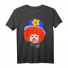 Buntes Clown Gesicht Faschingskostüm mit Fliege, Hut & roter Nase – Lustiges Karneval T-Shirt für Männer, Frauen & Kinder, ideal für Faschingsparty & Rosenmontag