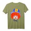 Buntes Clown Gesicht Faschingskostüm mit Fliege, Hut & roter Nase – Lustiges Karneval T-Shirt für Männer, Frauen & Kinder, ideal für Faschingsparty & Rosenmontag