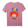 Buntes Clown Gesicht Faschingskostüm mit Fliege, Hut & roter Nase – Lustiges Karneval T-Shirt für Männer, Frauen & Kinder, ideal für Faschingsparty & Rosenmontag