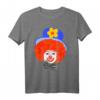 Buntes Clown Gesicht Faschingskostüm mit Fliege, Hut & roter Nase – Lustiges Karneval T-Shirt für Männer, Frauen & Kinder, ideal für Faschingsparty & Rosenmontag