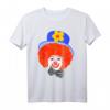 Buntes Clown Gesicht Faschingskostüm mit Fliege, Hut & roter Nase – Lustiges Karneval T-Shirt für Männer, Frauen & Kinder, ideal für Faschingsparty & Rosenmontag