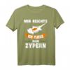 Zypern Flagge T-Shirt - Mir reichts ich fliege nach Zypern, perfektes Geschenk für Urlauber & Zypern-Fans