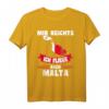 Mir reichts ich fliege nach Malta T-Shirt - Perfektes Urlaubsgeschenk mit Malta Flagge & Umriss für Malta-Reisende