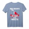 Mir reichts ich fliege nach Malta T-Shirt - Perfektes Urlaubsgeschenk mit Malta Flagge & Umriss für Malta-Reisende