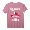 Mir reichts ich fliege nach Malta T-Shirt - Perfektes Urlaubsgeschenk mit Malta Flagge & Umriss für Malta-Reisende