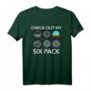 Check Out My Six Pack Funny Aviation Pilot Flying Xmas Gift T-Shirt – Lustiges Flugzeugliebhaber Geschenk für Piloten, Flugschule & Weihnachten