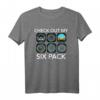Check Out My Six Pack Funny Aviation Pilot Flying Xmas Gift T-Shirt – Lustiges Flugzeugliebhaber Geschenk für Piloten, Flugschule & Weihnachten