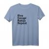 Pivo Cevapi Rakija Repeat Jugo Yugo Balkan Humor T-Shirt – Trendiges Design für Balkan-Fans & Humorliebhaber, perfekt zum Verschenken