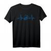 Bembel EKG Apfelwein Herzschlag T-Shirt – Für Hessen Fans & Apfelwein-Liebhaber, Frankfurt & Bembel Sprüche
