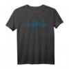 Bembel EKG Apfelwein Herzschlag T-Shirt – Für Hessen Fans & Apfelwein-Liebhaber, Frankfurt & Bembel Sprüche