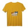 Damen Katzenliebhaber Katze Französisch Un Deux Trois Cat T-Shirt mit V-Ausschnitt – Lustiges Geschenk für Katzenfans und Französischlehrer