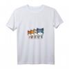 Damen Katzenliebhaber Katze Französisch Un Deux Trois Cat T-Shirt mit V-Ausschnitt – Lustiges Geschenk für Katzenfans und Französischlehrer
