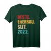 Beste Ehefrau seit 2022 T-Shirt - Perfektes Geschenk zum 1. Hochzeitstag für Ehefrauen und Ehemänner
