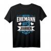 Herren T-Shirt 'Bester Ehemann seit 3 Jahren' - Perfektes Geschenk zum Hochzeitstag & Jahrestag für den besten Ehemann der Welt
