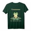 Ohmmm Ich Muss Gar Nix Frosch Yoga Lustig T-Shirt – Humorvolles Tiermotiv für Entspannungs- und Froschliebhaber