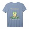 Ohmmm Ich Muss Gar Nix Frosch Yoga Lustig T-Shirt – Humorvolles Tiermotiv für Entspannungs- und Froschliebhaber